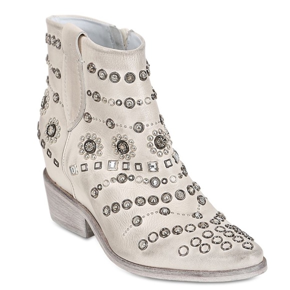 Strategia 80mm Embellished Leather Boots - Picture 1 of 3